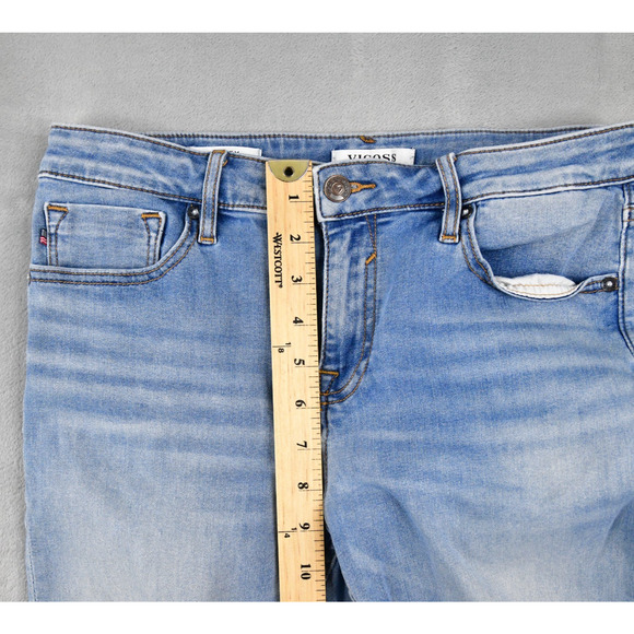 VIGOSS Jeans Womens 30 (29x27) Marley Skinny Stretch Blue Denim - Picture 11 of 11